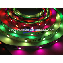 DC12V / 24V de alta calidad RGB flexible llevó la luz de tira